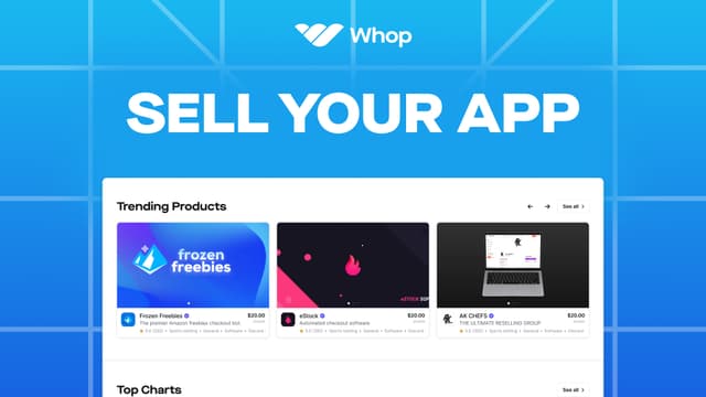 Whop SaaS Template