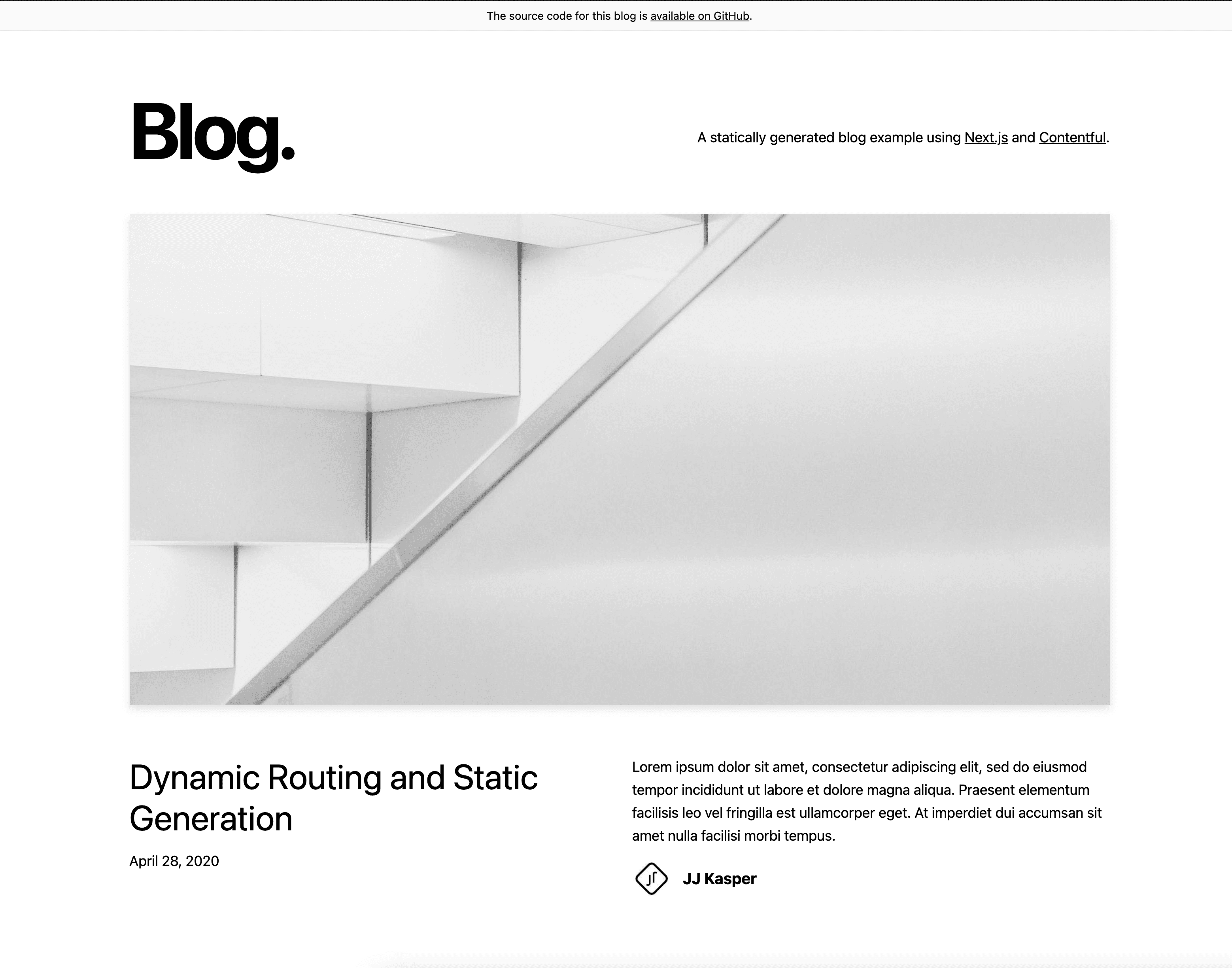 Next.js Blog with Preview Mode