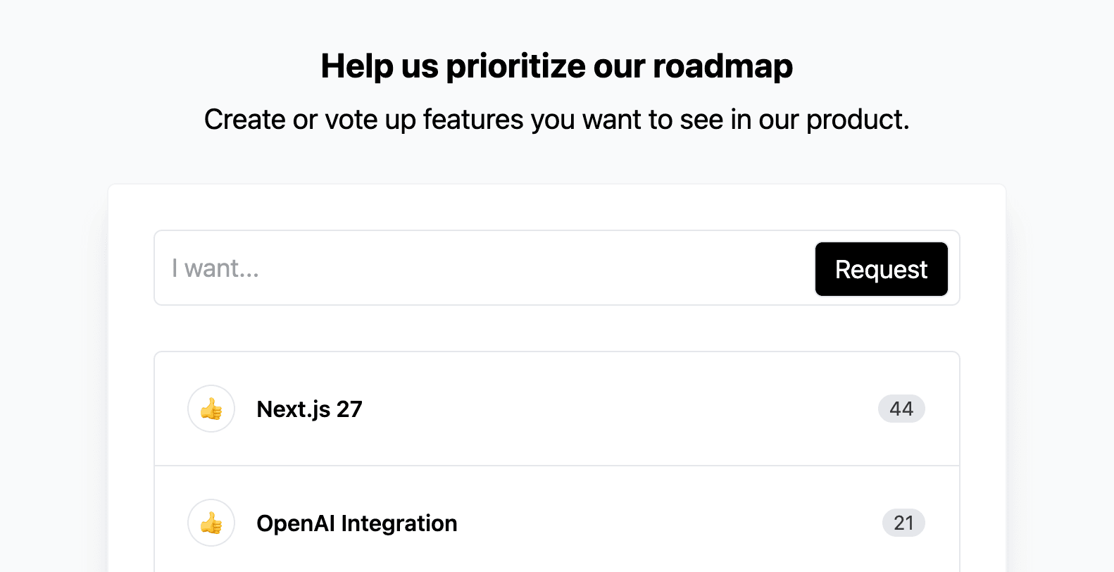 Roadmap Voting Starter Kit