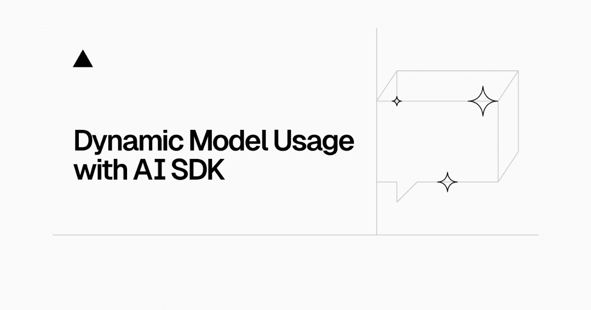 Dynamic Model Usage with AI SDK thumbnail