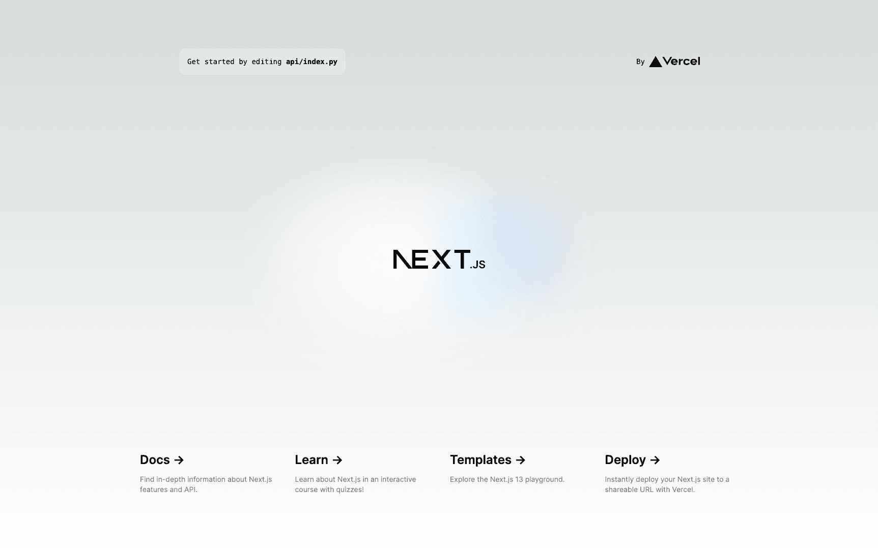 Next.js Flask Starter thumbnail